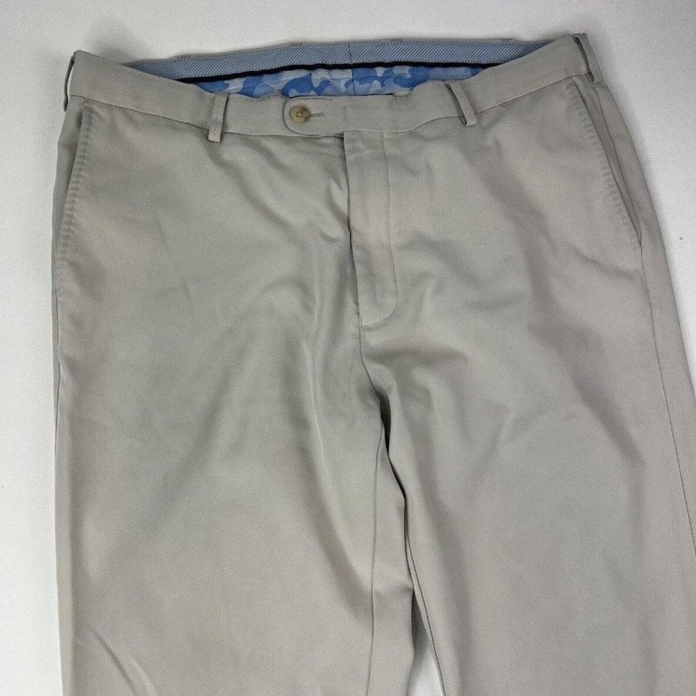 Current Peter Millar Tan Polyester Performance Ch… - image 2